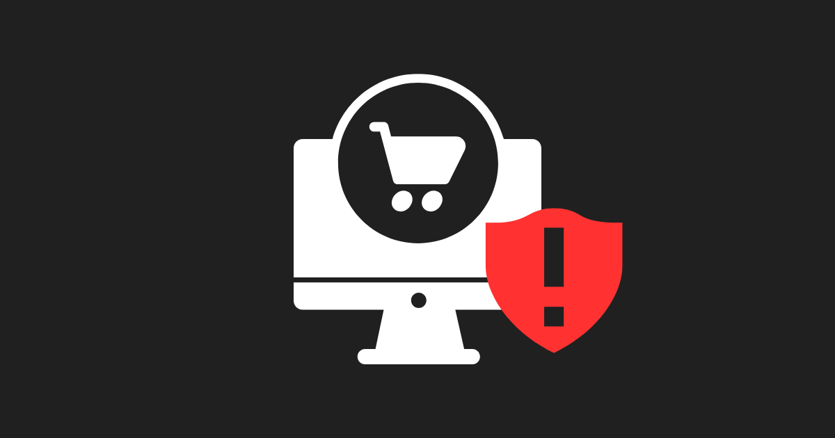 WooCommerce site with a computer and unsecure warning message for versions before 8.9.3